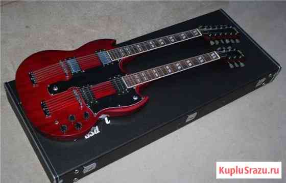 Copy Gibson EDS-1275 Double Neck Heritage Cherry Новоуральск