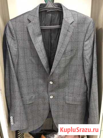 Пиджак Massimo Dutti, шерсть. р. 48 Челябинск - изображение 1