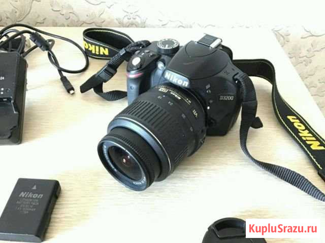 Фотоаппарат Nikon D3200,объектив, сумка, флешка Биробиджан - изображение 1