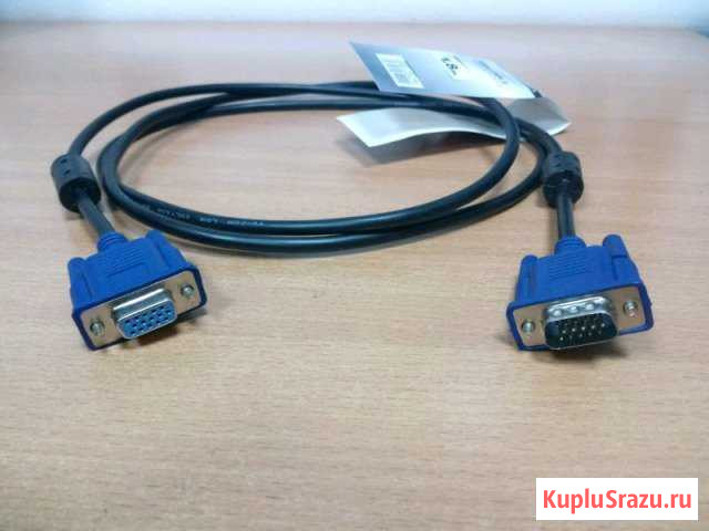 Кабель VGA удлинитель папа-мама Оренбург - изображение 1