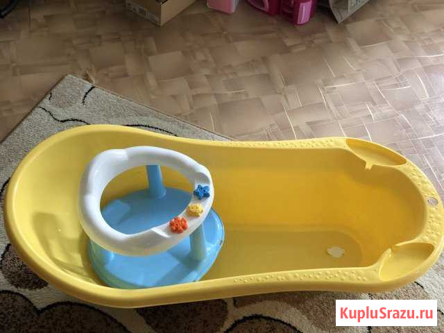 Ванночка+стульчик для купания Дальнереченск - изображение 1