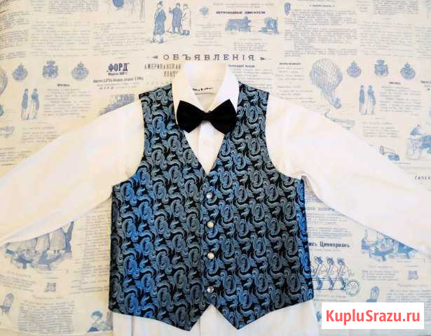 Жилет для мальчика нарядный, праздничный Подольск - изображение 1