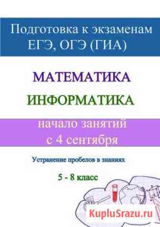 Репетитор по математике и информатике Усолье-Сибирское