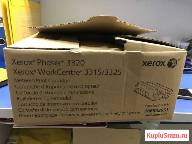 Картридж Xerox 106R02651 чёрный Кулебаки - изображение 1