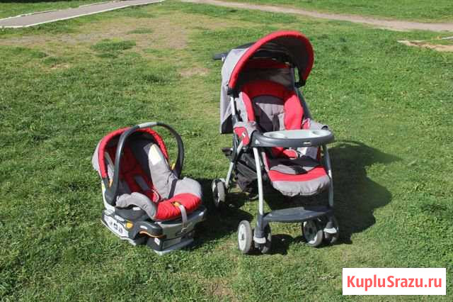 Коляска 3 в 1 (автокресло, база и коляска) Chicco Иваново - изображение 1