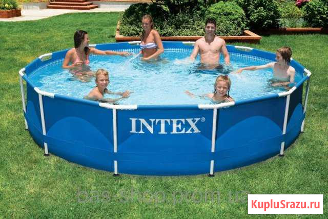 Бассейн каркасный intex 3,05x76 Барнаул - изображение 1