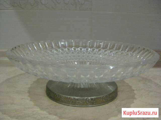 Фруктовница хрустальная крутящаяся Коломна - изображение 1