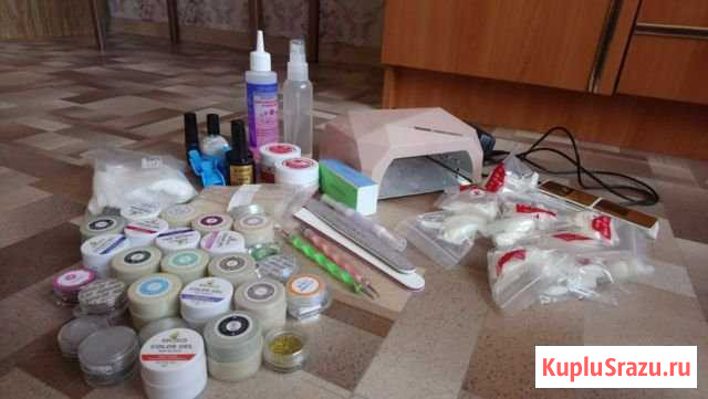Продам набор для покрытия ногтей гель лаком Ленинск-Кузнецкий - изображение 1