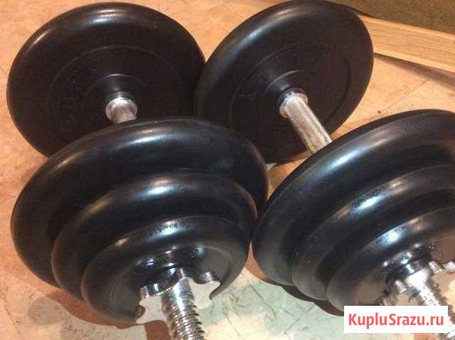 Гантели разборные 20кг и 10кг Воскресенск - изображение 1
