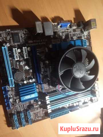 Asus p7h55m + core i5 655k(на запчасти) Мурино - изображение 1