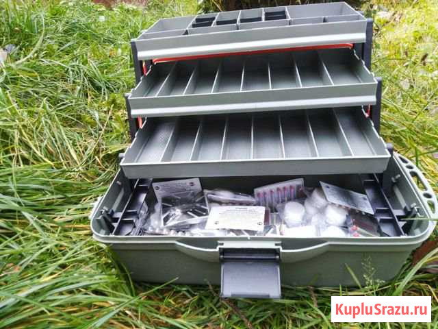 Ящик для рыбалки раскладной 3 полки Коммунарка - изображение 1