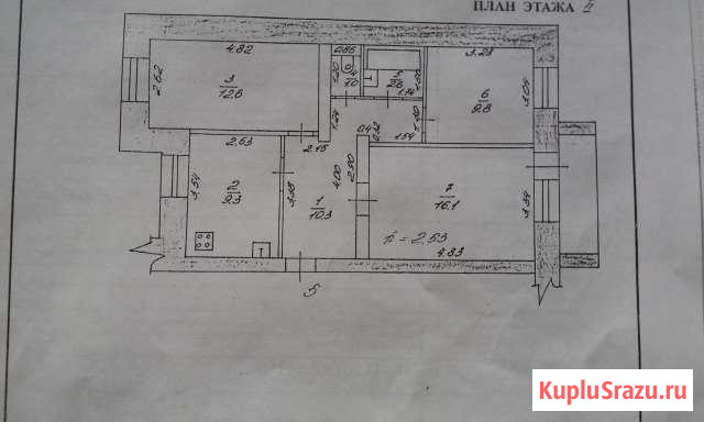 3-к квартира, 64.5 кв.м., 2/5 эт. Коряжма - изображение 1