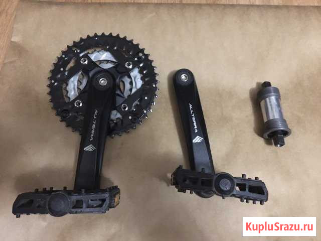 Каретка, звезды, шатуны, педали. Avalanche Иркутск - изображение 1