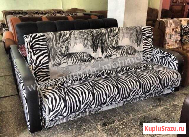 434 Новый диван книжка (велюр), от фабрики Электросталь - изображение 1