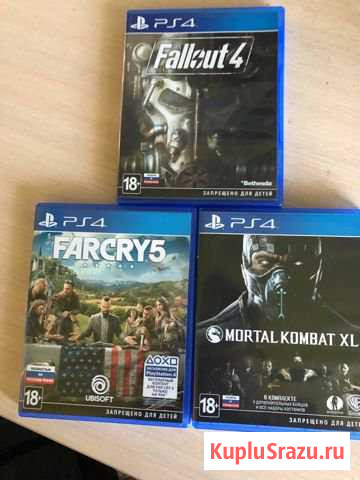 Игры на ps 4 FAR CRY 5 fallout 4 mortal combat xl Ленинск-Кузнецкий - изображение 1