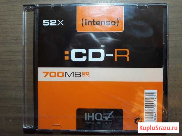 Диск CD-R 52x Intenso Slim Санкт-Петербург - изображение 1