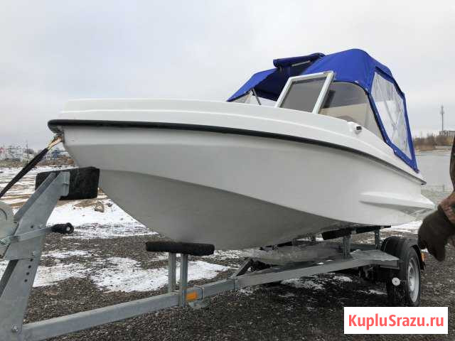 Лодка моторная Riverboat 43 Обь-1 капот ду Астрахань - изображение 1