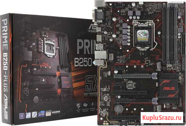 Материнская плата asus prime B250-plus LGA 1151 Магнитогорск - изображение 1