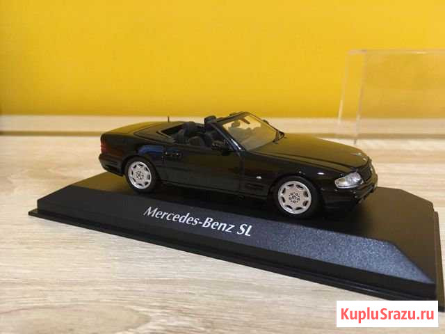 Mercedes-Benz SL year 1999 black 1:43 Minichamps Воронеж - изображение 1