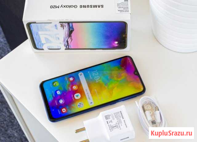 SAMSUNG Galaxy M20 (4/64GB, NFC) (Новый.Гарантия) Нижневартовск - изображение 1