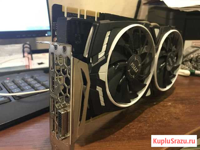 MSI GeForce GTX 1070 armor OC 8gb 256 bit Северодвинск - изображение 1