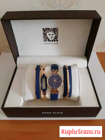 Комплект Anne Klein часы и три браслета Лобня - изображение 1