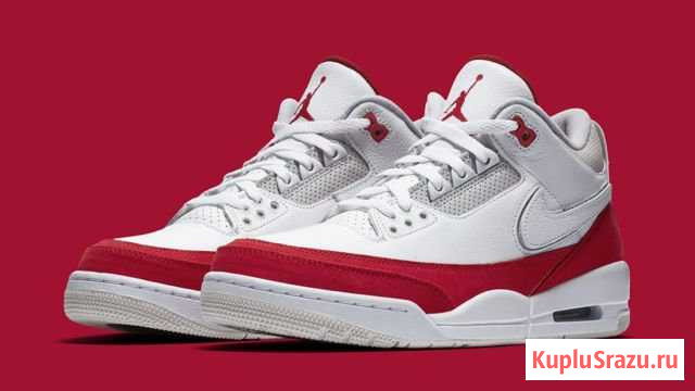 Jordan 3 Retro Tinker White University Red. US 8.5 Сочи - изображение 1