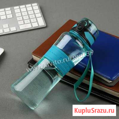 Бутылка спортивная Dibe, голубая Архангельск - изображение 1