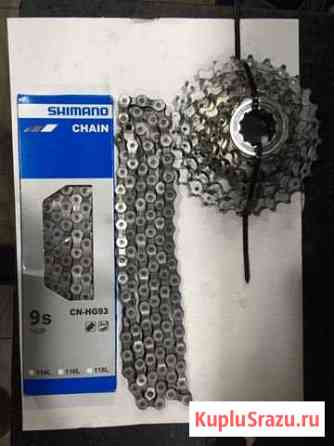 Кассета shimano SLX 9s цепь XT 9s Красногорск