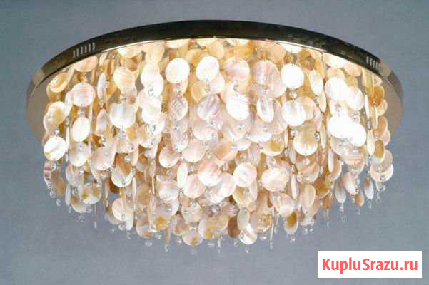 Люстра потолочная натуральный перламутр Всеволожск - изображение 1