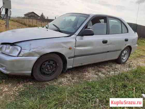 Hyundai Accent 1.5 МТ, 2003, хетчбэк, битый Коломна