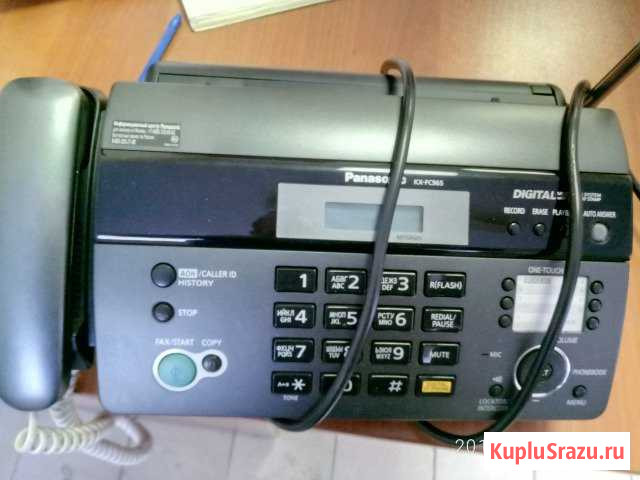 Факс Panasonic KX FC-965 c дополнительной трубкой Долгопрудный - изображение 1