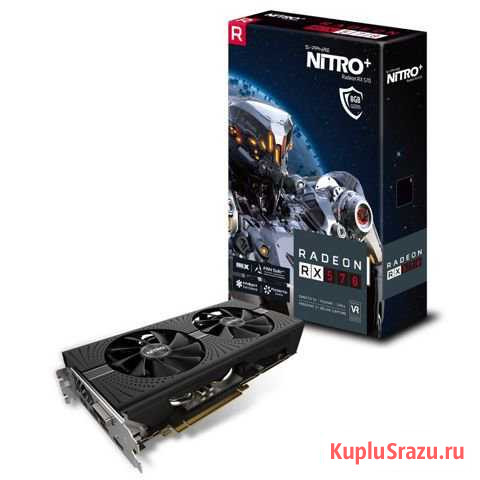 Видеокарта Radeon RX 570 4Gb Sapphire Nitro+ Московский - изображение 1