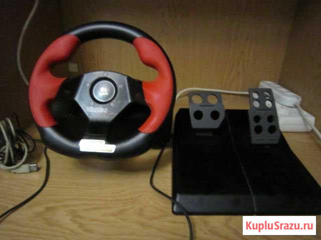 Игровой руль и педали Logitech Раменское - изображение 1