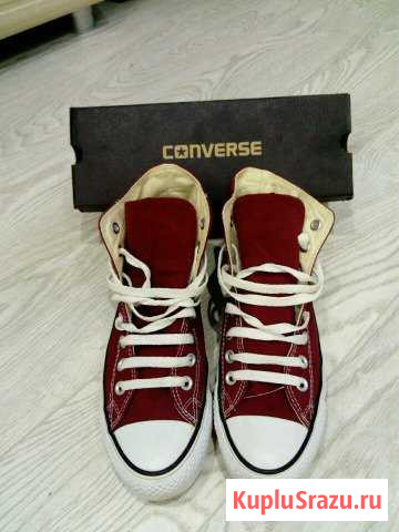 Кеды converse chuck taylor (Цвет red wine) Сергиев Посад - изображение 1