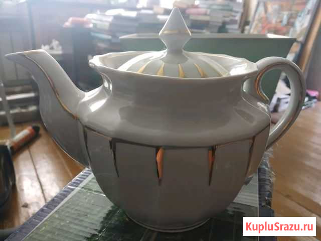 Чайник от сервиза Золотой дождь Вербилки Подольск - изображение 1