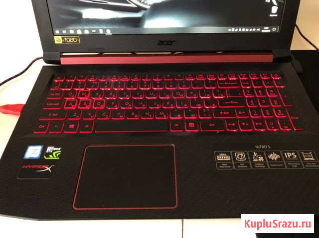 Acer nitro 5/ 16gb озу/SSD 512+HDD 1TB/GTX1050 4gb Воскресенское - изображение 1