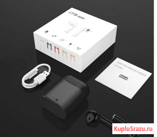 Беспроводные наушники/Apple airpods/iFans TWS i7S Набережные Челны - изображение 1