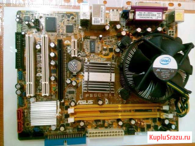 Материнская плата asus socket LGA 775 с процессоро Агрыз - изображение 1