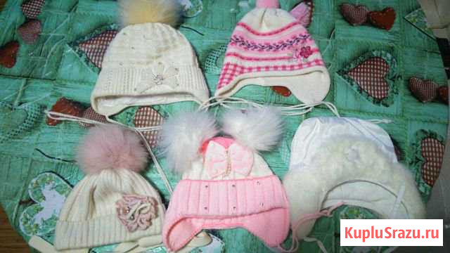 Продам шапки для девочки Новоуральск - изображение 1