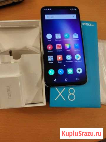 Meizu X8, 4/64Gb, white Челябинск - изображение 1