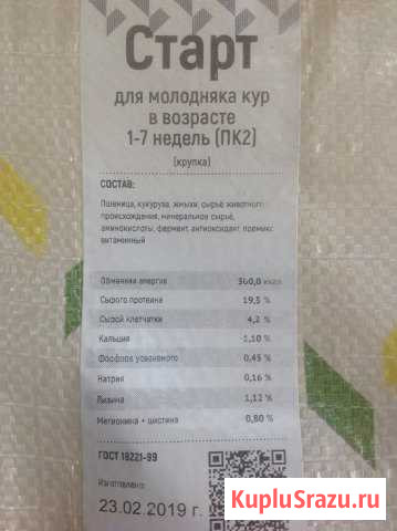 Старт для цыплят Индустриальный - изображение 1