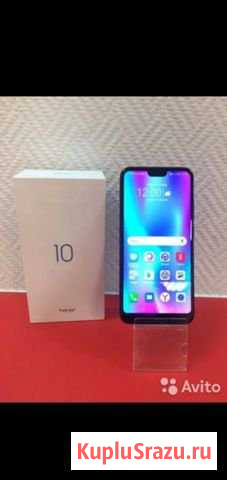 Honor 10 4 / 64 Мерцающий синий Ногинск - изображение 1