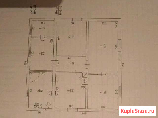 Дом 75 кв.м. на участке 6 сот. Обливская - изображение 1