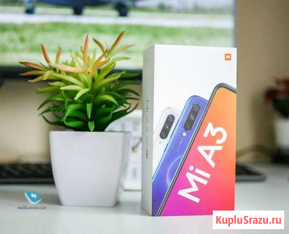 Телефон Xiaomi Mi A3 4/128Gb Blue (Global ROM) Челябинск - изображение 1