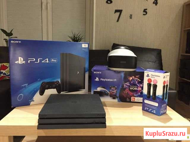 Меганабор Sony PS4 PRO+PS VR+pscам+45Игр Выкса - изображение 1