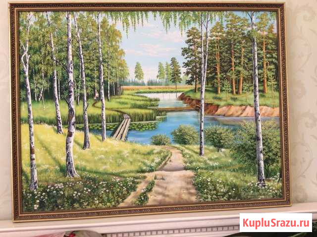 Картина на холсте масленные краски Ногинск - изображение 1