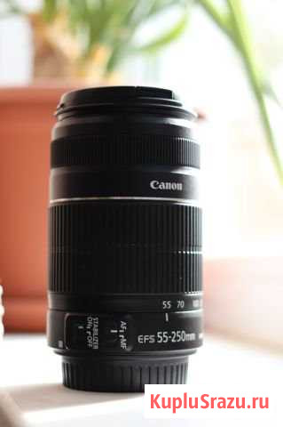 Объектив Canon EF-S 55-250mm f/4.0-5.6 IS II Первоуральск - изображение 1