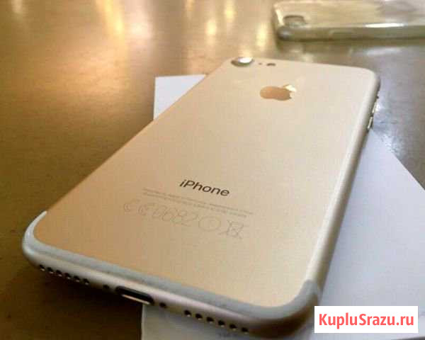 iPhone 7 128gb золотоой Челябинск - изображение 1