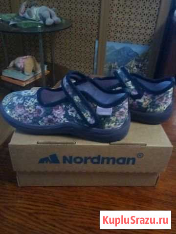 Текстильные туфельки. для девочки. размер 29. nord Красногорск - изображение 1